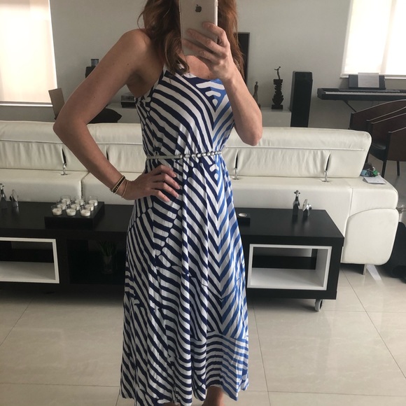 LOFT Dresses & Skirts - Loft Sexy Boho Striped Maxi Dress Size XS